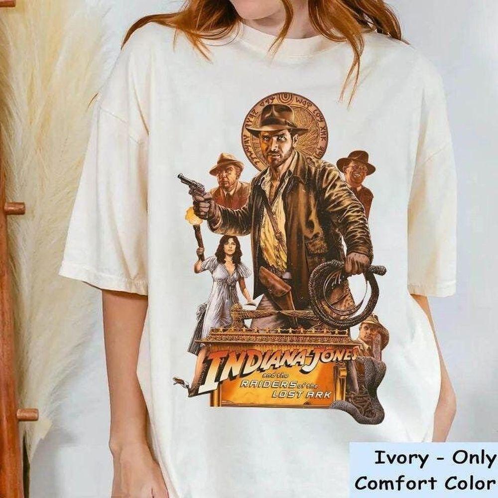 Retro 90s Indiana Jones And The Raiders Of The Lost Ark Movie Disney Vuitino Shirt